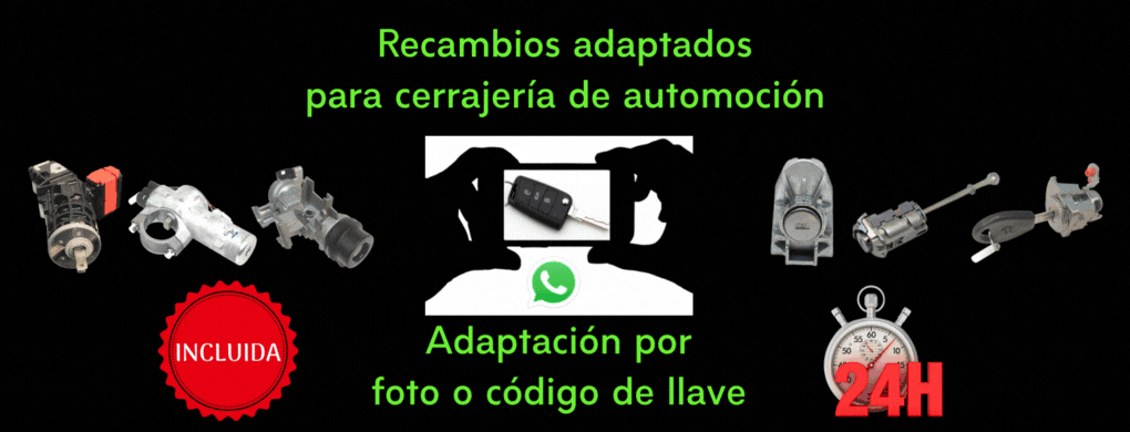 Recambios cerrajería de automoción